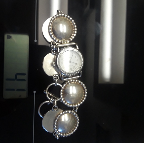 🚫SOLD🚫Navajo Vtg.Sterling Watch Bracelet - Picture 3 of 5